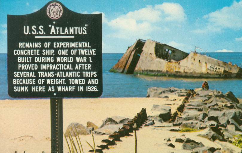 Cape May Photo: The Wreck of the Atlantus NJ New Jersey